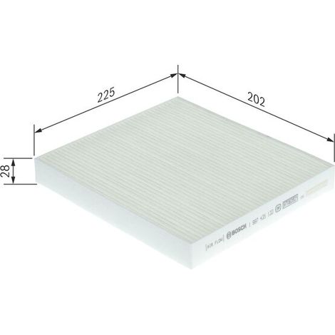 Filtre, habitacle - 1987435133 - BOSCH (1/5)