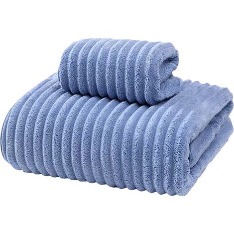 Serviette De Bain - 140 X 70 Cm - Microfibre Absorbante - Séchage Rapide - Pour Douche Plage Voyage - 1 Pièce (1/5)