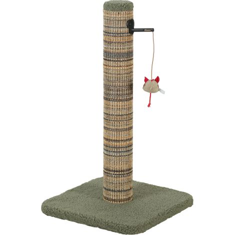Arbre à chat - ZOLUX - Sisal - Avec jouet suspendu - 60 cm - Boréal - Vert (1/4)