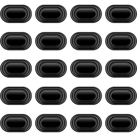 CSPARKV 20Pcs Car Shock Absorber Gaskets, Car Bumper Soundproofing Stickers, Universal Anti-Collision Bumper for Shock Absorption Sound Insulation(Unmarked) (1/4)