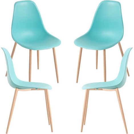 Packs Sillas Comedor - Pack 4 Sillas Mykle - Aguamarina