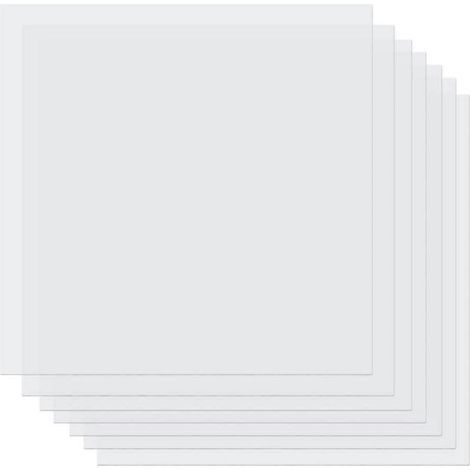 10 feuilles de pochoir vierges de 7 mil, matériau de pochoir en Mylar de 12 x 12 pouces pour Silhouette Machi (1/5)