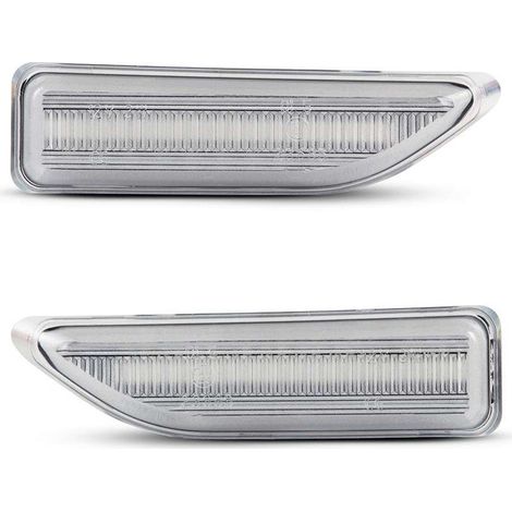 KIT 2 INDICATORI DI DIREZIONE LATERALI A LED COMPATIBILE CON BMW Serie 3 / E46 / Berlina / Touring / Anno di costruzione 1998-2001 / / VETRO FUME
/ LED 6000K EFFETTO XENON / CAN-BUS, PLUG AND PLAY