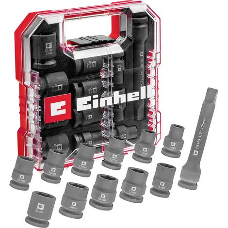 Einhell Impact Kit di inserti e bussole 1/2 109283