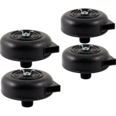 4pcs-Silencieux d'Admission d'Air de Remplacement, Silencieux de Filtre à Air Masculin de Compresseur d'Air de 3 / 8inch PT pour le Compresseur d'Air (1/5)