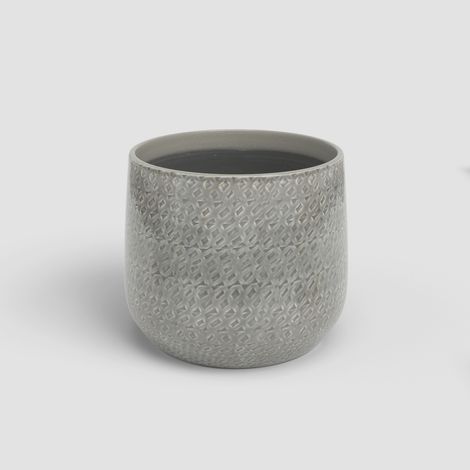Artevasi Übertopf Olympus Keramik Ø 19 x 18 cm grau (1/2)