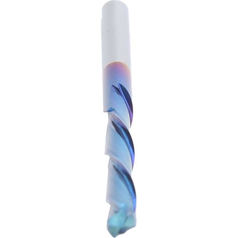 Fraise 2 dents carbure tungstène, queue droite CNC, fraise à graver 3,175x25x55mm, coupe bois métal, outil défonceuse précision (1/5)