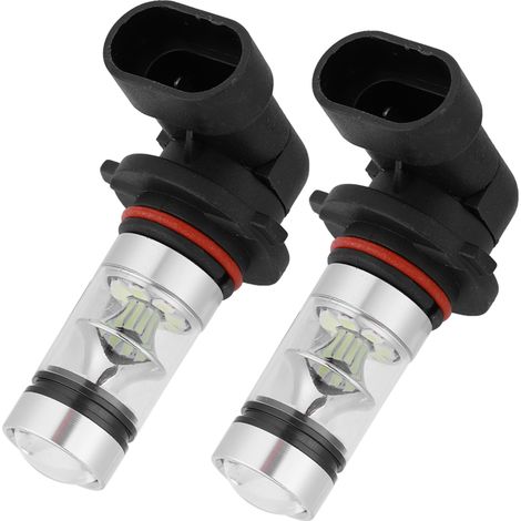 Deux ampoules LED antibrouillard 9005 H10 9145 8000K Bleu Glace 100W. (1/5)