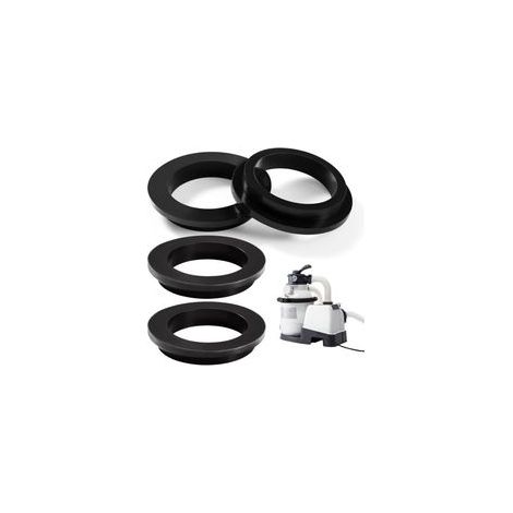 4 Pieces 11412 L Shape Pool Pump O-Rings L Shape Pool O-Ring O-Ring for Swimming Pool, Compatible with Intex 26323CA, 26323EH, 26331CA, 26331EH, 26337EH (1/5)