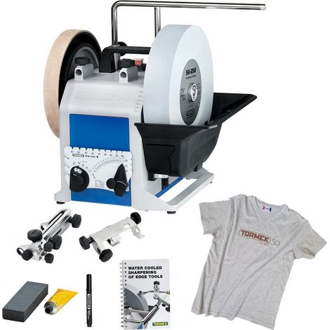 Tormek T8 Naßschleifmaschine Schärfsystem Schleifmaschine 421385 + T-Shirt Gr. L (1/5)
