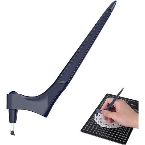 Couteau de découpe bleu à 3 lames pour l'art du papier et la sculpture (1/4)