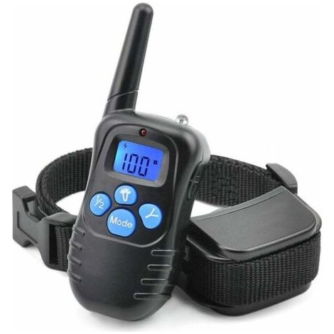 Wasserdichtes, wiederaufladbares Hunde-Erziehungshalsband mit Fernbedienung und vibrierendem Piepton, elektrisches Hunde-Gehorsams-Erziehungshalsband für Hunde aller Größen