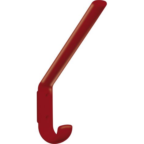 Perchero 477.90.070 sencillo A.108mm PA 33 rojo rubí H.163mm HEWI