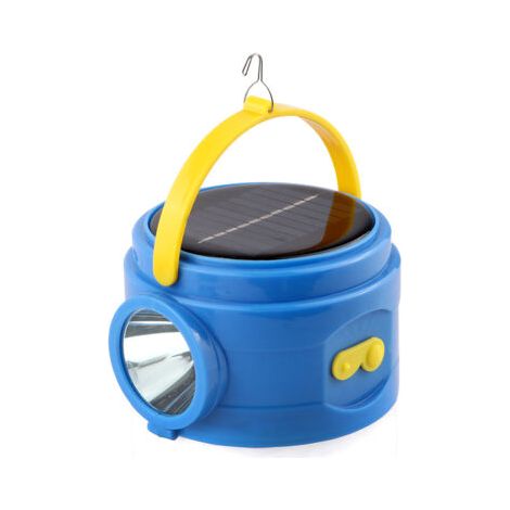 [JAMAIS UTILISÉ]Lanterne solaire de camping, lampe de camping rechargeable - Lampe de tente portable - Lampe multifonctionnelle à énergie solaire et chargement USB, lampe de tente LED suspendue avec 3 (1/5)
