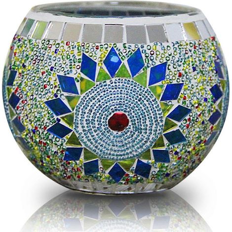 Klassischer Kerzenständer im europäischen Stil mit Sonnenblumenmotiv, farbenfrohe Schale, Duftkerzenhalter, Teelichthalter, Sukkulentenbecher