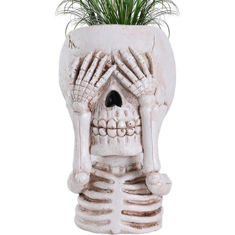 Pflanzgefäß Totenkopf Pflanzgefäß für den Innenbereich