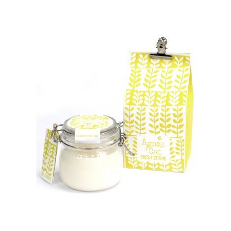 Bougie en pot Kilner - Agrumes- Vendu par 1