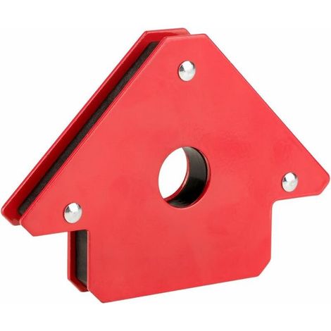 Aimant de Soudeur ,25LBS acier + aimant Soudage Support de Soudure Magnétique Aimant de Soudeur Equerre de Montage Support D'aimant de Soudure (1/5)