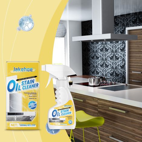 Kitchen degreasing and cleaning spray for range hoods and countertops, heavy-duty oil stain remover, household kitchen foam cleaner -- 120ml -- BIEMMEDUE (1/5)