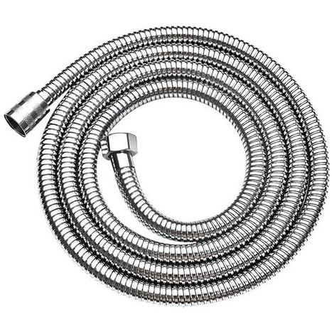 Flexible de douche de 1,5 m, double protection anti-torsion, résistant à la corrosion, en acier inoxydable pour pommeau de douche - Flexible de douche flexible RWFlexible (1/4)