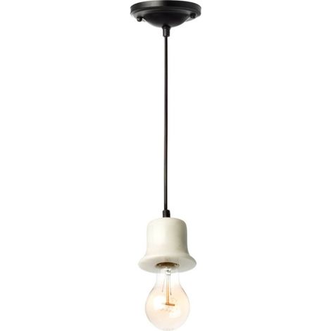 Lampe Suspension en Marbre "Musica I" 9cm Blanc (1/3)