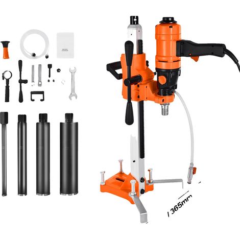 Taladro de núcleo, motor de 1800 W, funcionamiento a dos velocidades, soporte de 1500 W. (1/2)
