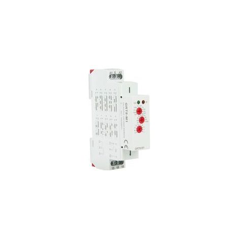 Relais temporisé GRT8-M1 avec 10 fonctions 35MM montage rail DIN AC/DC 12V 240V 50-60Hz (1/5)