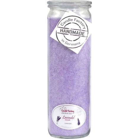 Candle Factory Big Jumbo Lavendel Duftkerze Dekokerze 306-042 (1/5)