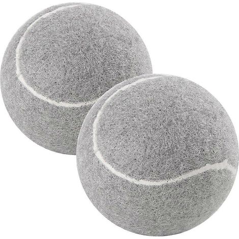 2 Schutzkappen für Möbelfüße, vorgeschnittener grauer Tennisball, Kratzschutzpads zum Verschieben von Stühlen, Filzgleiter für Tische und Sofas, 2er-Set (1/5)