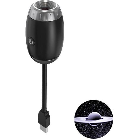 Veilleuse avec projecteur de ciel étoilé, USB, rotation à 360°, luminosité réglable pour la décoration de la chambre. (1/4)