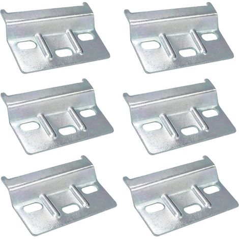 CSPARKV 6PCS Hanging Rail Fixing Plate Support Cupboards Furniture Hanging Rail for Furniture 60mm Kitchen Cupboard Cupboards Furniture Wardrobe
