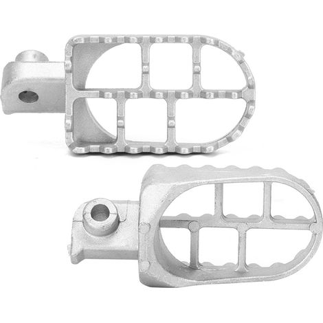 Repose-pieds moto en aluminium pour Kawasaki KLX110, KLX110L, KLX125 - cale-pieds renforcés, pédale de repos, kit de 2 pièces (1/5)