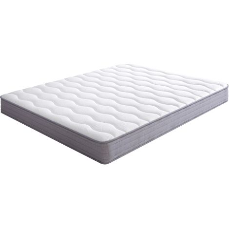 Materasso a molle, dimensioni: 140 × 200 cm, spessore: 20 cm, livello di rigidità: H3, con moduli ergonomici e supporto lombare materasso arrotolato (1/5)