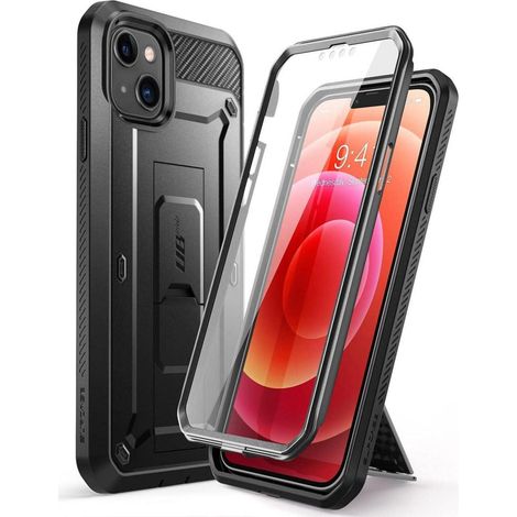 Coque intégrale antichoc avec protection écran et support pour iPhone 13 Mini (1/5)