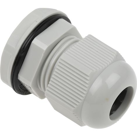 Presse-étoupe PG11 en Nylon 66 pour câble de 5mm à 10mm, avec contre-écrous, IP68 ( Prix pour Paquet de 10 )