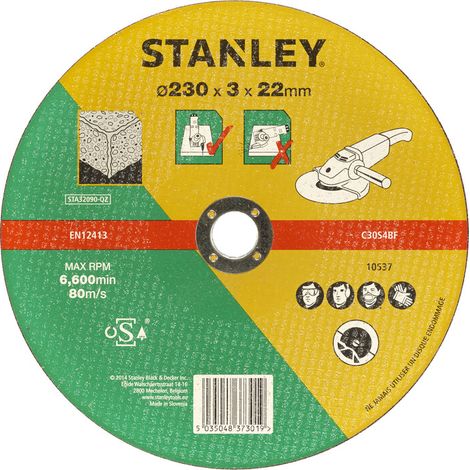 PIRANHA STANLEY STA32090 (X32090) DISCO D 230 PIETRA- STANLEY- 1,0 pz