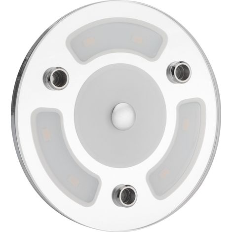 Plafonnier/lampe de lecture LED d'intérieur 12V/24V avec variateur, idéal pour camping-cars, fourgons aménagés et bateaux. (1/5)