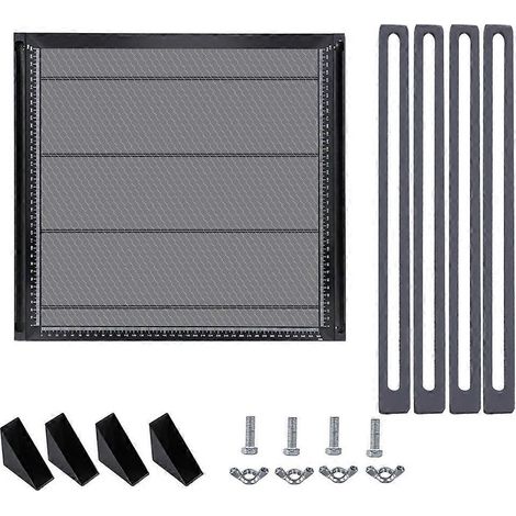 30x30 cm Wabenplatte für Laserschneiden - Wabenförmiger Arbeitstisch für Lasergravierer, robustes und präzises Laserbett, ideales Zubehör für CO2- und Diodenlaser.