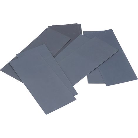 Lot de 90 Papiers Abrasifs à Eau, Carbure de Silicium, Grain 400 à 3000, pour Polissage et Ponçage (1/5)