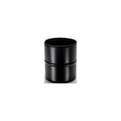Save Fumisteria Raccordo Plus Pellet M-M 8cm Porcellanato Nero Opaco