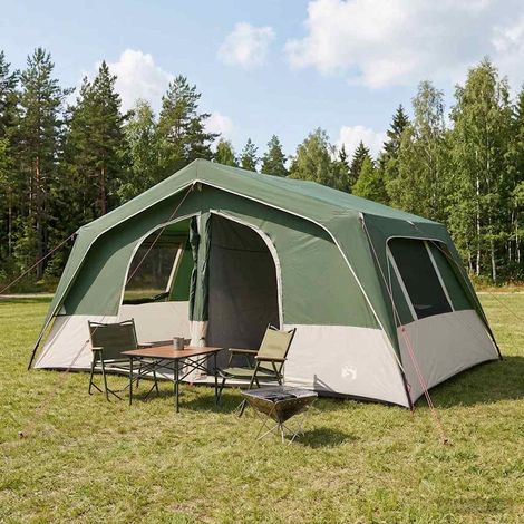 vidaXL Family Tent Green 533 x 312 x 230 cm (1/5)