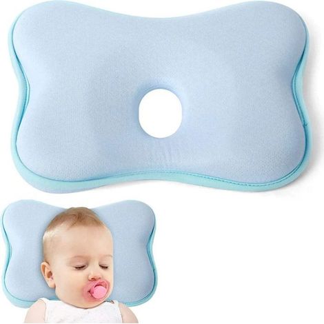 Orthopédique bébé oreiller Contre le plat de la tête,bébé oreillers pour à tête plate oreiller Bébé de la tête à la déformation, (1/5)