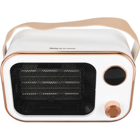 Radiateur électrique 800-1200W 2 modes de température Chauffage d'appoint silencieux pour pièce intérieure bureau Prise UE 220V (1/5)