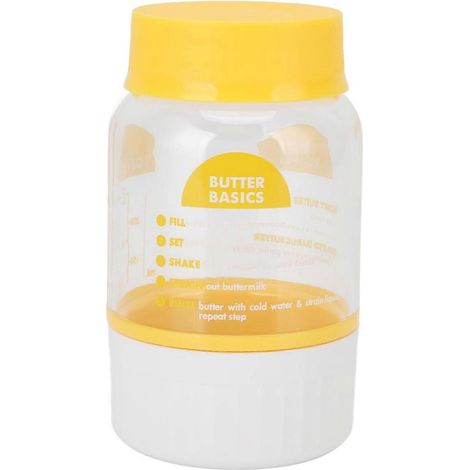Beurre en plastique, séparateur de crème multifonctionnel, pot à beurre pour la fabrication du beurre, usage en cuisine et à la maison (1/4)