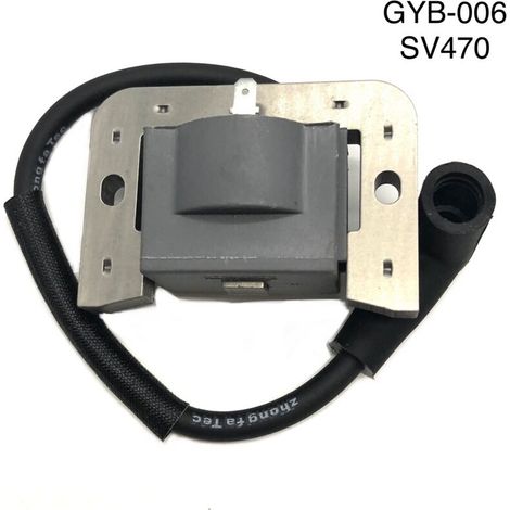Le transformateur haute tension convient au système d'allumage des tondeuses à gazon SV530 et SV540 de 15, 16, 17 et 18 CV (modèle GYB-006).