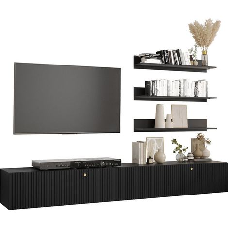 Conjunto de salón Anulio X, Negro