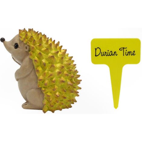 Figurine Animal Hérisson Fruit Durian Résine Décoratif Créatif Simulé Cadeau Anniversaire Unique Jardin Maison Idée Originale (1/5)