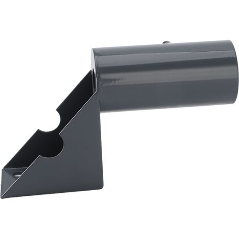 Fixation murale courte pour Starlink, support toiture alliage aluminium avec adaptateur, imperméable, haute charge, trou 4cm, kit 8 pièces, pour bois brique béton (1/5)