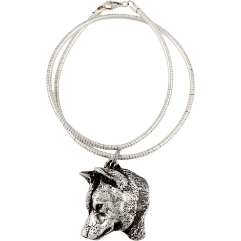 Collana con ciondolo a forma di serpente Shiba Inu, gioiello unico per gli amanti dei cani, esclusivo ciondolo a forma di serpente di Art-Dog (1/5)