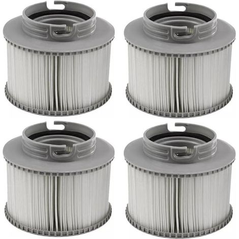 Filtre de piscine INF compatible avec la piscine gonflable MSPA FD2089, lot de 4 - Parfait (1/5)